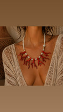 Load image into Gallery viewer, Coral Reef Dream Statement Necklace – Adjustable Boho Jewellery