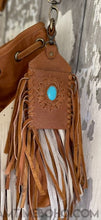 Load image into Gallery viewer, Catalina Double Fringe Leather Crossbody Boho Bag + Fringe Lipstick Holder-Crossbody Bag-Dreamtime Boho-Dreamtime Boho