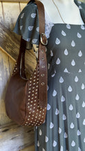 Load image into Gallery viewer, Studded Leather Boho Shoulder Bag