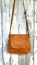 Load image into Gallery viewer, Wildflower Soul Hand Tooled Leather Crossbody Bag