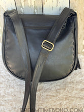 Load image into Gallery viewer, Hand Tooled Dragonfly Crossbody Leather Boho Bag-Handbags, Wallets &amp; Cases-Dreamtime Boho -Dreamtime Boho