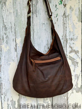 Load image into Gallery viewer, Gypsy Weave Slouch Bag Crossbody Leather Boho Bag-Handbags, Wallets &amp; Cases-Dreamtime Boho -Tan-Dreamtime Boho