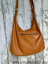 Load image into Gallery viewer, Gypsy Weave Slouch Bag Crossbody Leather Boho Bag-Handbags, Wallets &amp; Cases-Dreamtime Boho -Tan-Dreamtime Boho