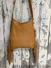 Load image into Gallery viewer, Mandala Feather Cross Body Leather Boho Bag-Handbags, Wallets &amp; Cases-Dreamtime Boho-Black-Dreamtime Boho