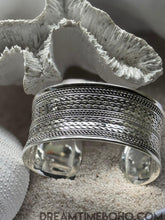 Load image into Gallery viewer, Mystic River - Sterling Silver Boho Cuff Bangle-Apparel &amp; Accessories-Dreamtime Boho -Dreamtime Boho