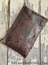 Load image into Gallery viewer, Be Free Leather Clutch Purse Crossbody Bag-Clutch/Purse-Dreamtime Boho-Chocolate-Dreamtime Boho