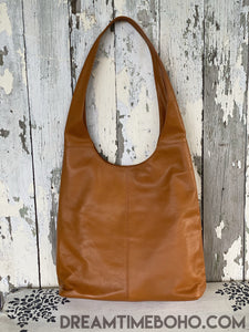 Indi Tan Leather Shoulder Boho Bag-Leather Shoulder Bag-Dreamtime Boho-Dreamtime Boho