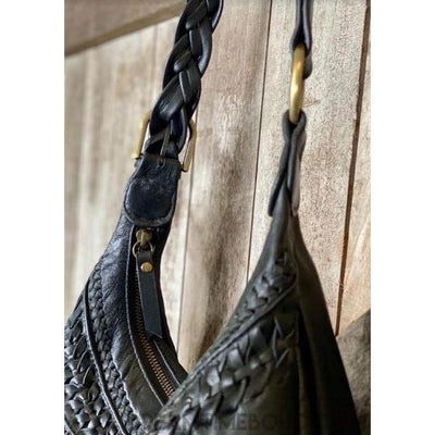 Shaylee Hand Carved Fringed Leather Boho Bag – Dreamtime Boho
